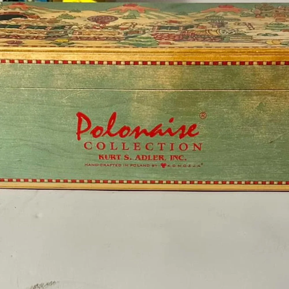 Mint Condition Polonaise RARE Kurt S Adler Glass Christmas Candy Land Train - Picture 10 of 16